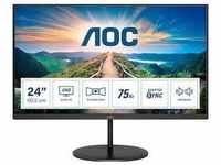 AOC Q24V4EA 60,5cm (23,8“) QHD IPS Office Monitor 16:9 HDMI/DVI 75Hz 4ms Sync