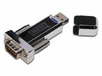 DIGITUS USB 1.1 Adapter USB-A zu Seriell St./St. schwarz DA-70155-1