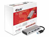 Club3D Club 3D USB 3.0 Hub 4-Port Aluminium Gehäuse, mit Netzteil CSV-1431