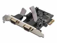 DIGITUS PCI Express 2-Port Serielle Schnittstellenkarte DS-30000-1
