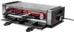 Unold 48760 Raclette Delice Basic 1.200 Watt schwarz/silber Naturstein