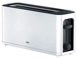 Braun HT 3100 PurEase Langschlitz-Toaster wei&szlig;