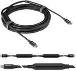 Club 3D USB 3.2 Typ-C zu Typ-C Kabel 5m 8K60Hz St./St. schwarz