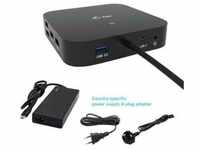 i-tec USB-C HDMI DP Docking Station mit Power Delivery 65W + 77W Univ. Charger