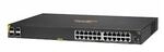 HPE Aruba Networking CX 6000 24G Class4 PoE 4SFP 370W Switch + J4858D SFP
