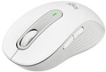 Logitech Signature M650 Pale Grey M - Bluetooth, Logi Bolt, 4000 DPI, Unterst&uuml;tzt