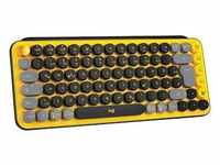 Logitech POP Mechanische Kabellose Tastatur Blast-Yellow 920-010719