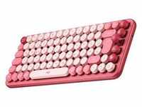 Logitech POP Mechanische Kabellose Tastatur Heartbreaker-Rose 920-010721