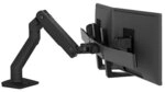 Ergotron HX Dual Monitorarm Tischhalterung Schwarz