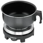 Rommelsbacher RK 501/S Reisekochplatte Set mit Topf, 500W, &Oslash; 80mm