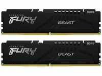 16GB (2x8GB) KINGSTON FURY Beast Black DDR5-5200 CL40 RAM Gaming Arbeitssp. Kit