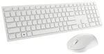 Dell Pro KM5221W Combo Wei&szlig; - 2.4Ghz, Batterie, 4000 DPI,