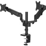 Hama 00118498 Monitorhalterung, mit Gasfeder h&ouml;henverstellbar, schwenk-/neigbar,