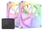 NZXT F140 RGB Geh&auml;usel&uuml;fter 140mm Wei&szlig; 2er Pack