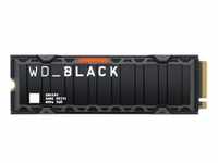 Western Digital WD_BLACK SN850X NVMe SSD 2 TB M.2 2280 PCIe 4.0 mit Kühlkörper