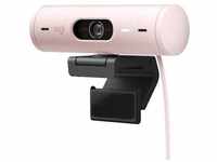 Logitech Brio 500 Full HD USB-C Webcam, Rosé 960-001421