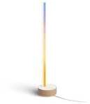 Philips Hue White & Color Ambiance Gradient Signe Tischleuchte Oak