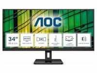 AOC U34E2M 86,4cm (34 ") UWQHD VA Office Monitor 21:9 HDMI/DP 100Hz 4ms Sync