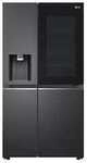 LG GSXB90MCDE InstaView Side-by-Side mit Crushed Ice Edelstahl Dark Inox Look