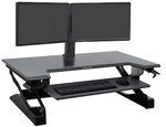 Ergotron WorkFit-TL Steh-Sitz Arbeitsplatz (schwarz)