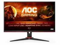 AOC Q27G2E/BK 68,6cm (27“) WQHD VA Gaming Monitor 16:9 HDMI/DP 155Hz FreeSync
