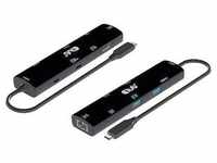 Club3D Club 3D USB4 Gen3x2 Typ-C, 6-in-1 Hub HDMI 8K60Hz oder 4K120Hz, 2xUSB Typ-A