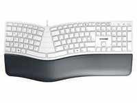 CHERRY KC 4500 ERGO Kabelgebundenen Tastatur weiß-grau JK-4500DE-0