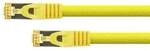 Python Patchkabel mit Cat.7 Rohkabel S/FTP PiMF halogenfrei 3m gelb