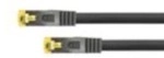 Python Patchkabel mit Cat.7 Rohkabel S/FTP PiMF halogenfrei 20m schwarz