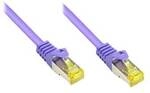 Good Connections 2,0m RNS Patchkabel mit Cat.7 Rohkabel S/FTP PiMF violett