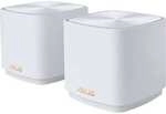 ASUS ZenWiFi XD5 AX3000 2er Set Wei&szlig; kombinierbarer Router Home Mesh WiFi 6...