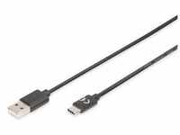 DIGITUS USB Type-C™ Gen2 Verlängerungskabel, Type-C™ to A 4,0m AK-300148-040-S