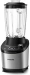 Philips HR3760/00 Standmixer 1.500W 2l-Glas 12 Stufen silber/schwarz