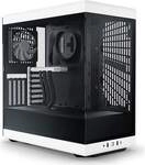 HYTE Y40 White ATX MidiTower Gaming Geh&auml;use wei&szlig;/schwarz, Seitenfenster