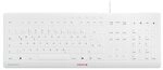 CHERRY STREAM PROTECT USB-A Tastatur, wei&szlig;