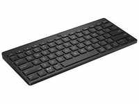 HP 350 Compact Multi-Device Kabellose Bluetooth Tastatur, schwarz 692S8AA#ABD