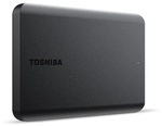 Toshiba Canvio Basics 1 TB 2.5 Zoll USB 3.0 Micro-B (5Gb/​s) Schwarz externe