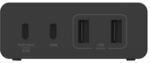 Belkin 108W 4-Port Ladeger&auml;t, 2x USB-C, 2x USB-A, schwarz, 2m Netzkabel