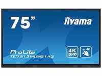 iiyama ProLite TE7512MIS-B1AG 189,3cm (75 ") 4K UHD Touch Monitor HDMI/VGA/USB-C