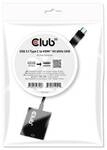 Club 3D USB 3.1 Adapter Typ-C zu HDMI 2.0 UHD 4K 60Hz aktiv schwarz CAC-2504