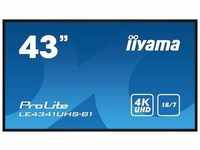 iiyama ProLite LE4341UHS-B1 108cm (42,5") 4K UHD Digital Signage Monitor HDMI
