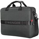 Wenger MX ECO Brief 16" (40,64cm) Notebooktasche mit Tablett-Fach grau