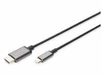 DIGITUS USB-C™ - HDMI® Video-Adapterkabel, UHD 4K / 30 Hz DA-70821