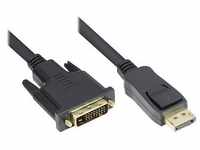 Good Connections Anschlusskabel 3m DisplayPort zu DVI-D schwarz DP-DVI3