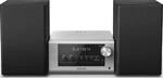Panasonic SC-PM704EG-S Micro HiFi System mit 80W, CD, Bluetooth, DAB+, silber