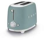SMEG TSF01EGMEU 50s Style Toaster Emerald Green-Matt