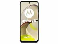 Motorola moto g14 4/128 GB Android 13 Smartphone butter cream PAYF0002SE