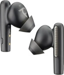 Poly 7Y8H4AA, Poly Voyager Free 60 UC Carbon Black Earbuds + BT700 USB-C Adapter +