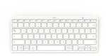 Hama 00125135 Bluetooth&reg;-Tastatur KEY4ALL X510 Silber/Wei&szlig; QWERTZ