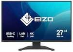 EIZO Flexscan EV2740X-BK 27 Zoll 4K (UHD) IPS Black LED 16:9 60 Hz Monitor